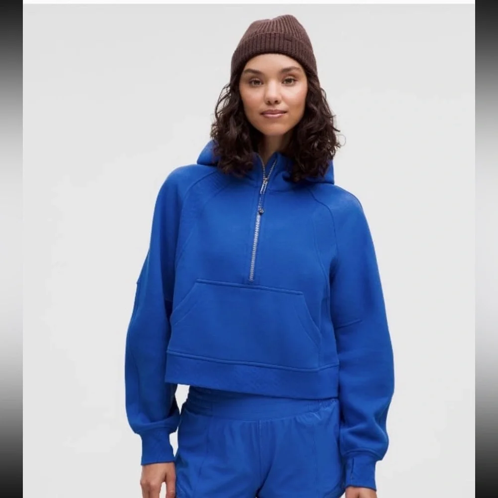 Scuba Oversized Half-Zip Hoodie NWT - Picture 2 of 4